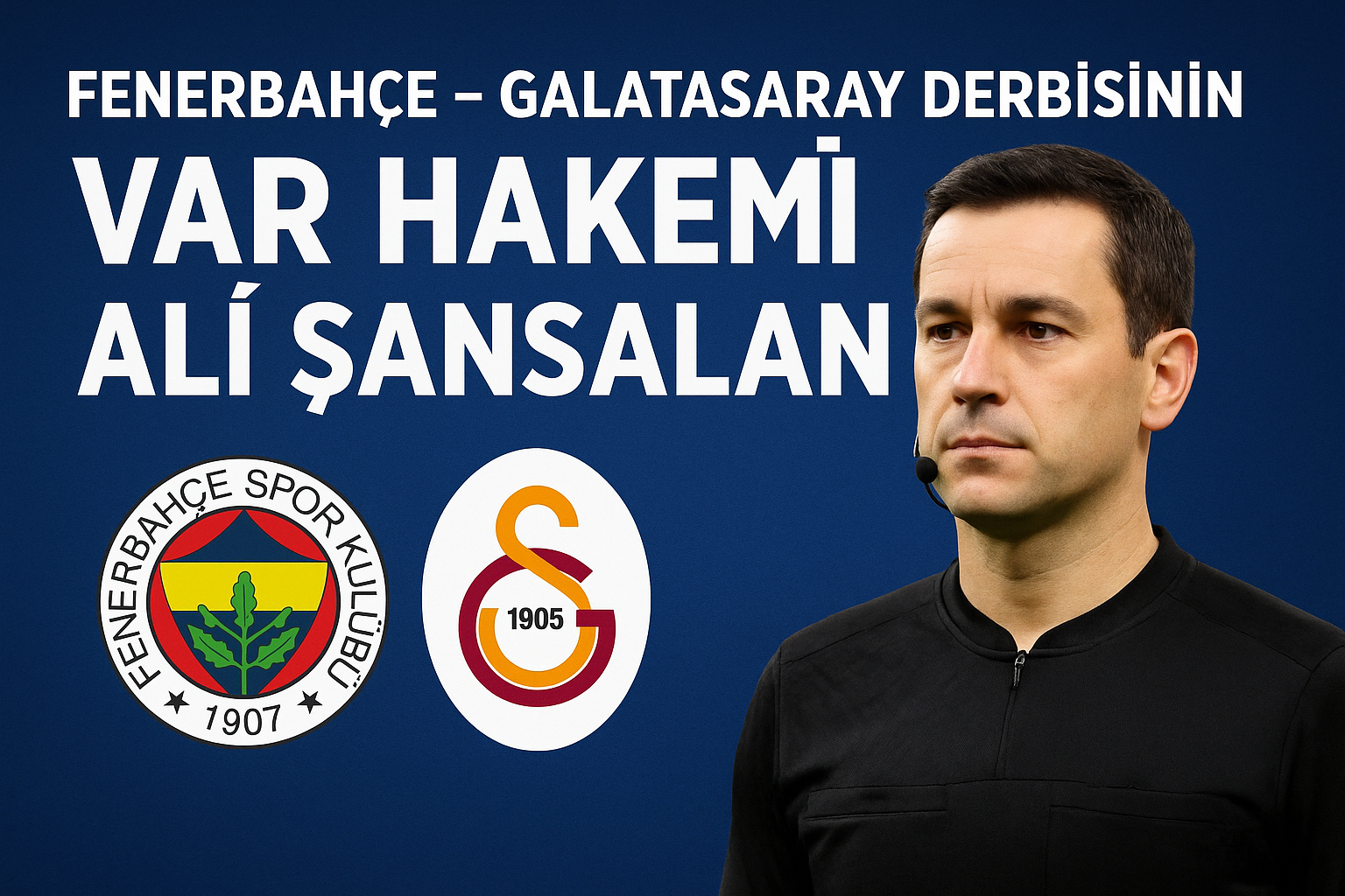 Fenerbahçe – Galatasaray Derbisinin VAR Hakemi Belli Oldu