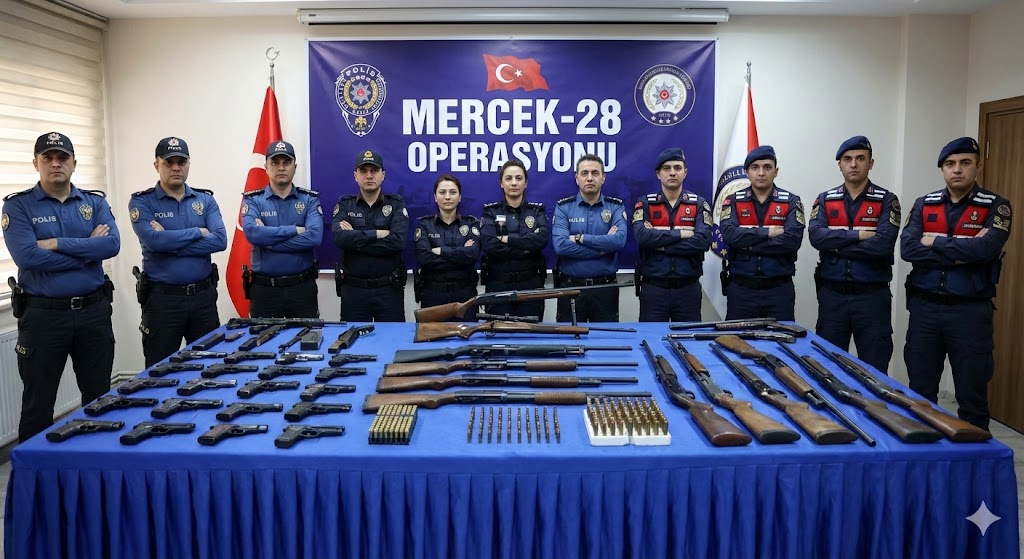 Silah Kaçakçılarına "Mercek" Tutuldu: 6 İlde Dev Operasyon, 119 Gözaltı