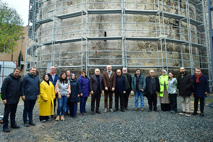 Yedikule Hisarı'ndaki Hazine Kulesi restore ediliyor
