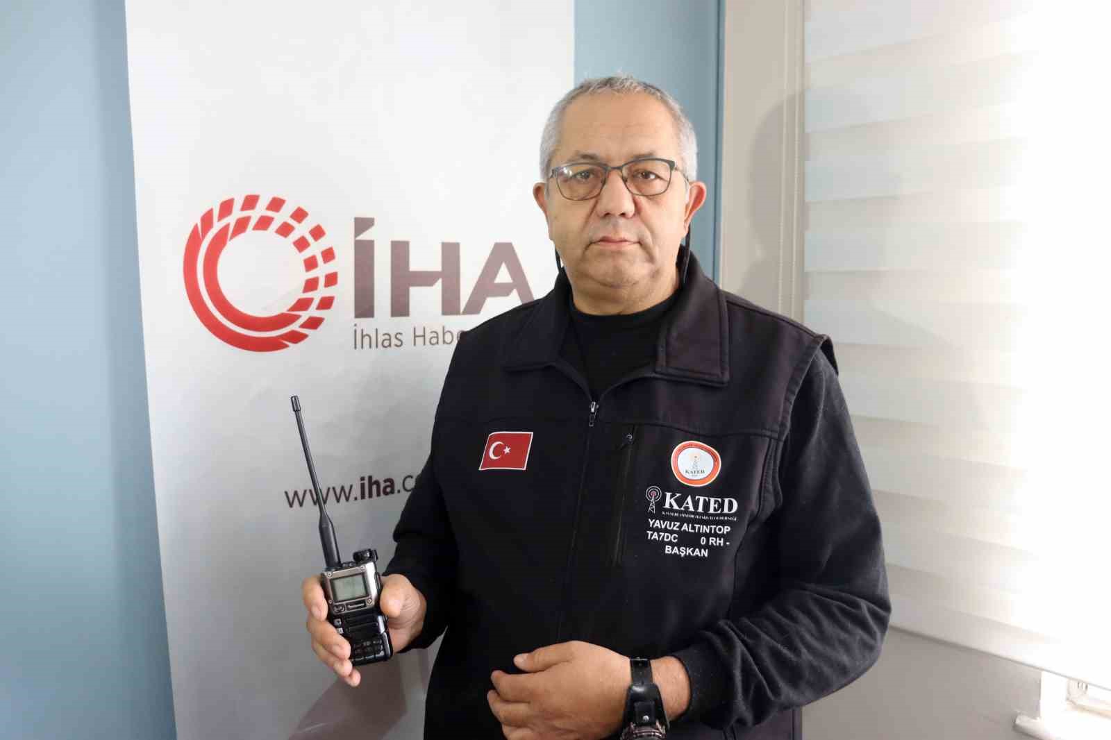 Kayseri’de amatör telsizciliğe ilgi artıyor