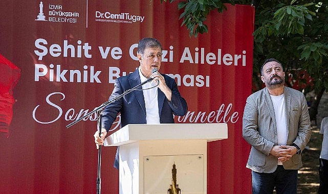 Başkan Tugay, şehit aileleri ve gazilerle buluştu  "Ne yaparsak yapalım hakkınız ödenmez"