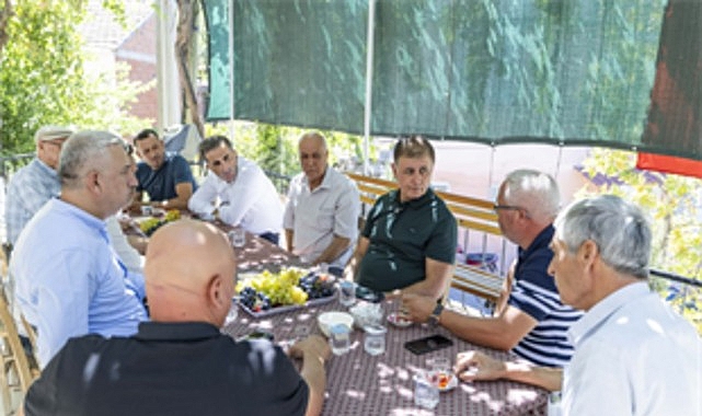 Başkan Tugay'ın Bergama turu