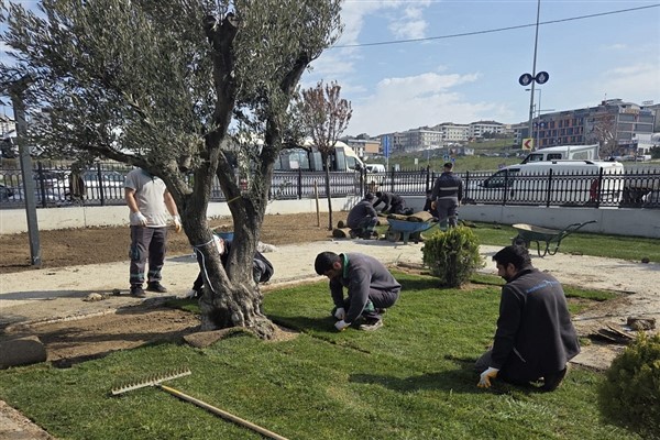 Beylikdüzü'nde park ve yeşil alan çalışmaları sürüyor