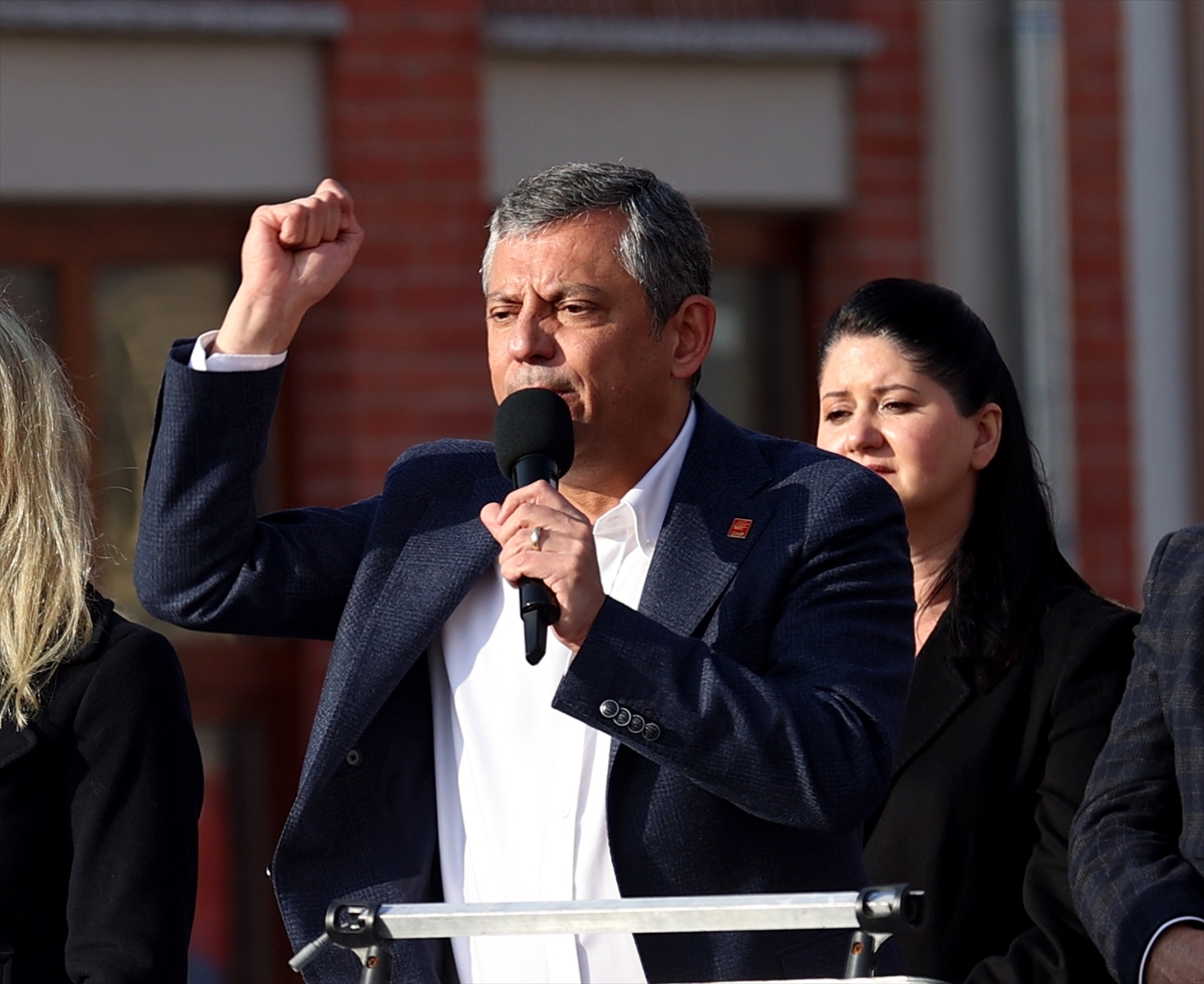 CHP Genel Başkanı Özel partisinin Edirne mitinginde konuştu: