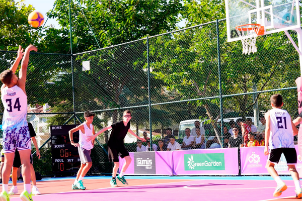 Çorlu'da 6'ncı Ziya Berhan Kılıç 3x3 Sokak Basketbolu Turnuvası başladı