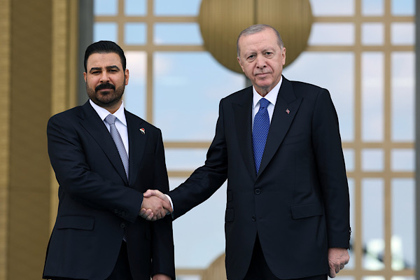 Cumhurbaşkanı Erdoğan, Irak Başbakanı ez-Zeydi'yi karşıladı