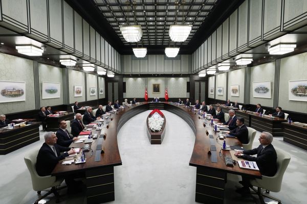 Cumhurbaşkanlığı Kabinesi Cumhurbaşkanı Erdoğan başkanlığında toplandı Cumhurbaşkanlığı Kabinesi Cumhurbaşkanı Erdoğan başkanlığında toplandı