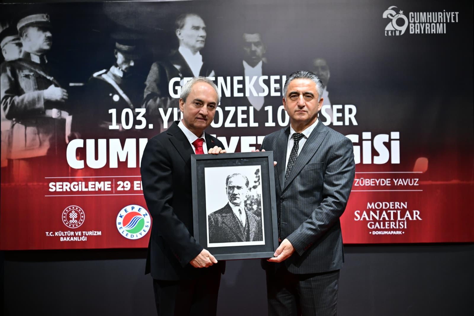 Kepez'de Cumhuritet'in 103. yılına özel 103 Eser Cumhuriyet Sergisi”