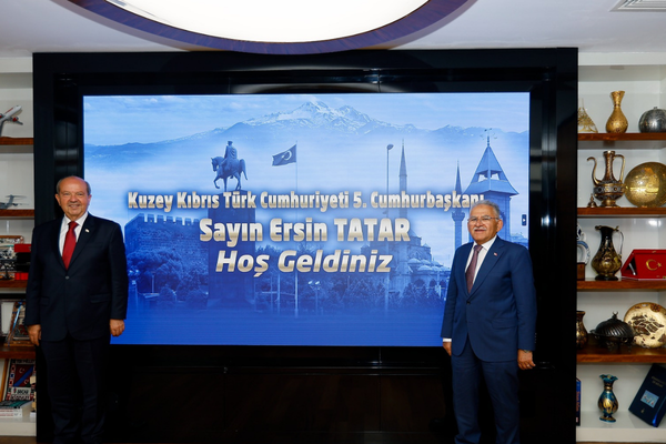 KKTC 5. Cumhurbaşkanı Ersin Tatar'dan Kayseri'ye "Türk Dünyası Kültür Başkenti" tebriği