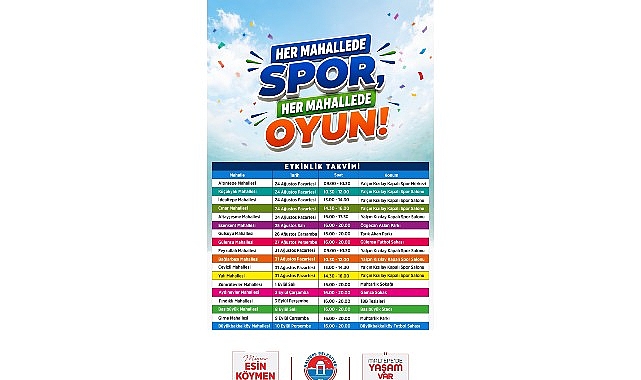 Maltepe'nin mahallelerinde 'Spor ve Oyun Şöleni' heyecanı yaşanacak