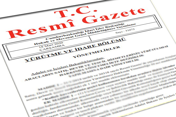 Resmi Gazete başlıkları Resmi Gazete başlıkları