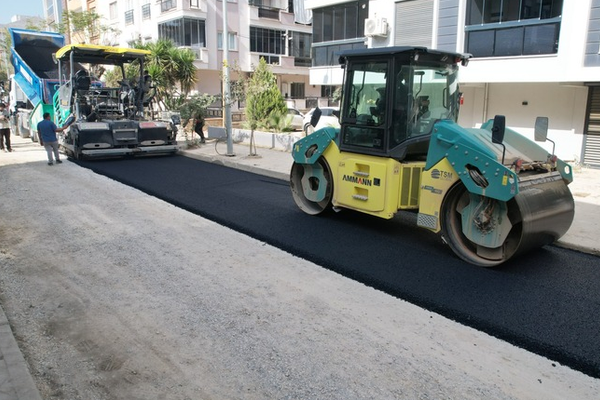 Turgutlu Türkmen Yolu'nda asfalt çalışmaları başladı