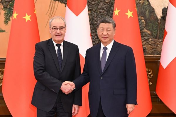 Xi Jinping, İsviçreli mevkidaşı ile görüştü