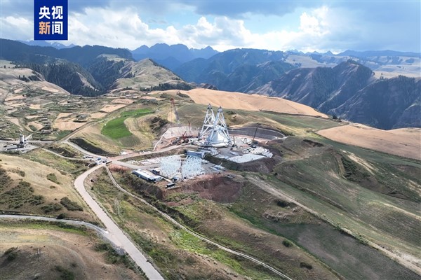 Xinjiang’daki dev radyo teleskobunda ana yapı tamamlandı