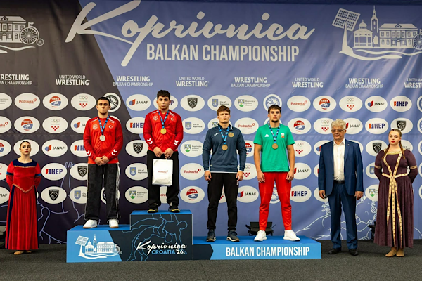 Yıldırım’ın genç güreşçileri Balkan Şampiyonası’ndan 2 madalyayla döndü
