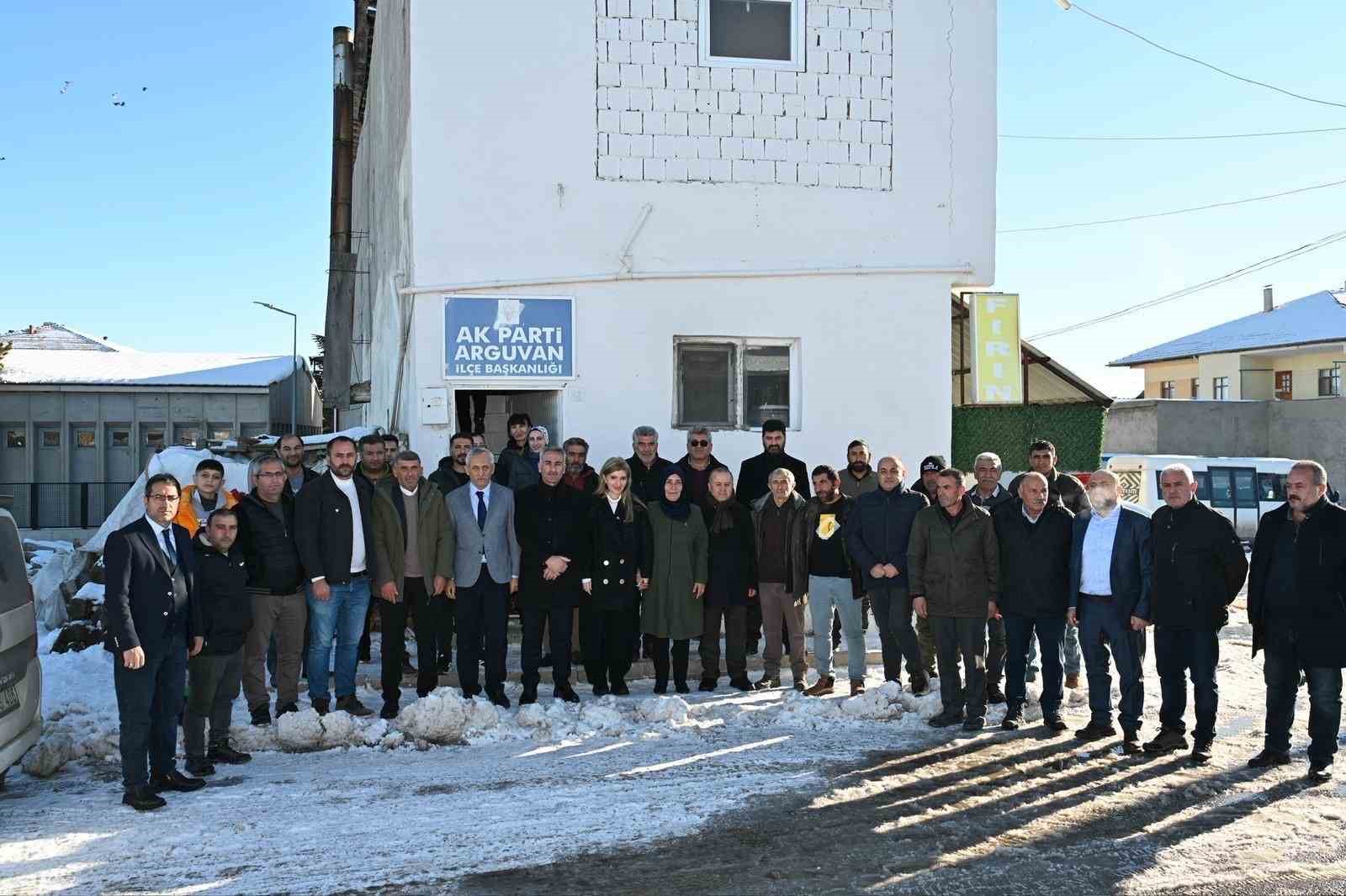 Arguvan’da siyasetin sıcak yüzü
