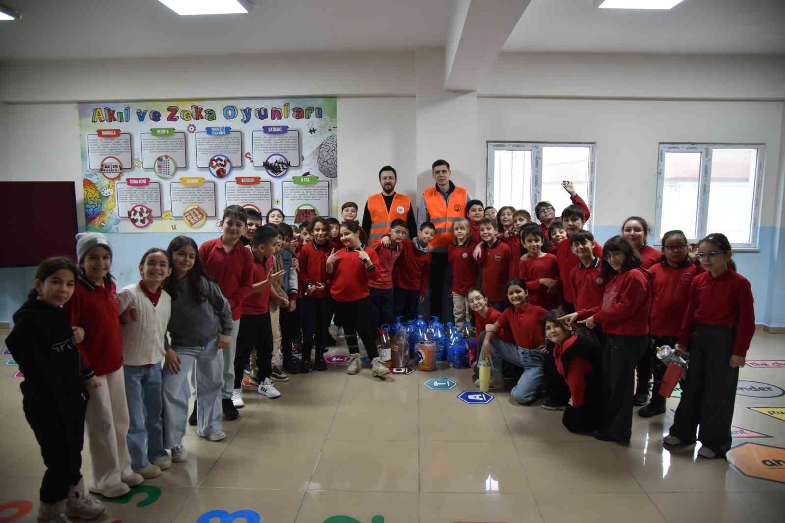 Atakum Belediyesi’nden öğrencilere sıfır atık farkındalığı
