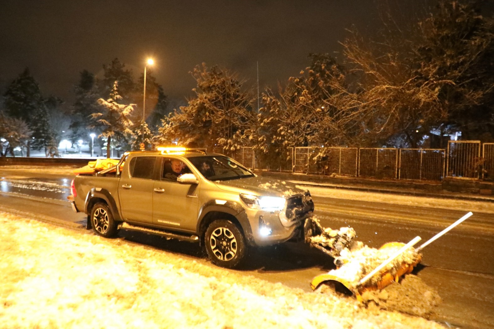 Başkan Palancıoğlu, karla mücadele için sahaya çıktı
