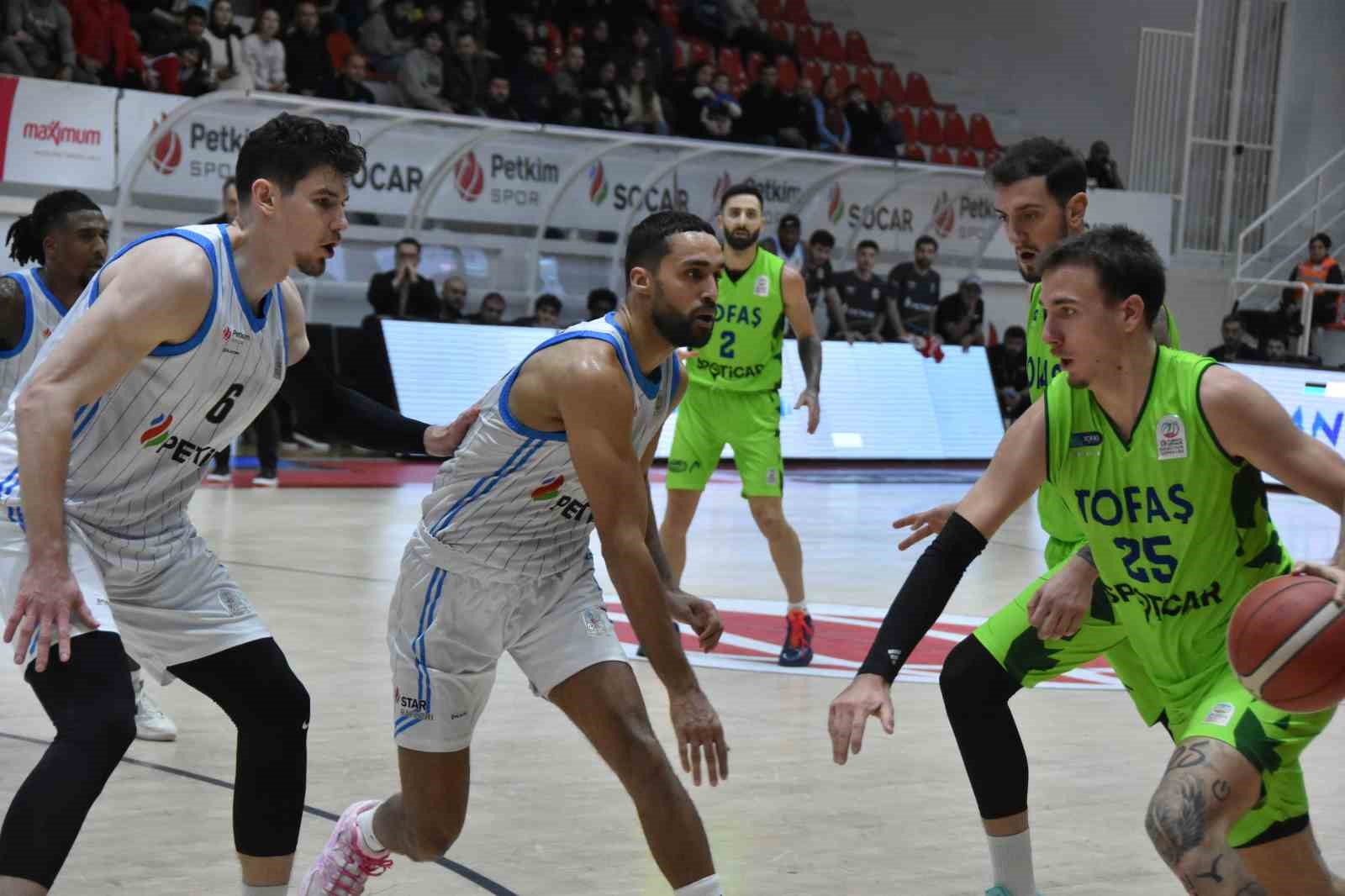 Basketbol Süper Ligi: Aliağa Petkimspor: 76 - TOFAŞ: 82
