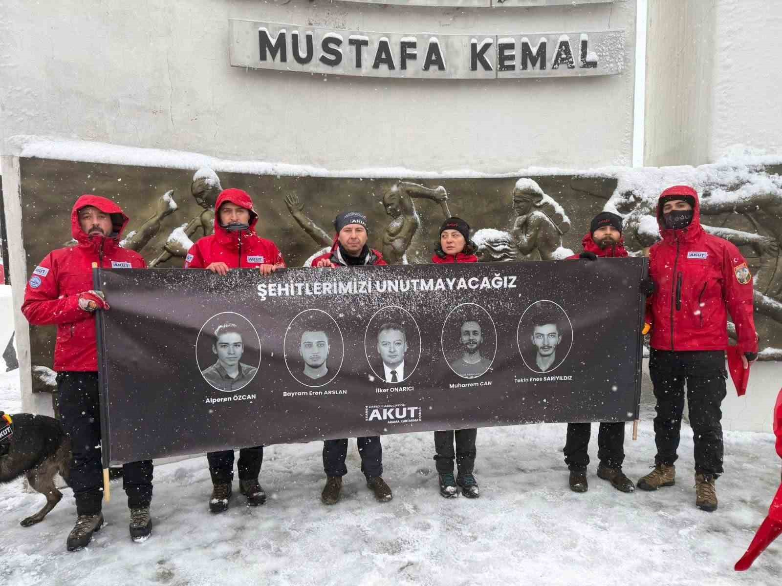 Metristepe’de 18 yıllık vefa: AKUT, İnönü Zaferi’ni kar altında kutladı
