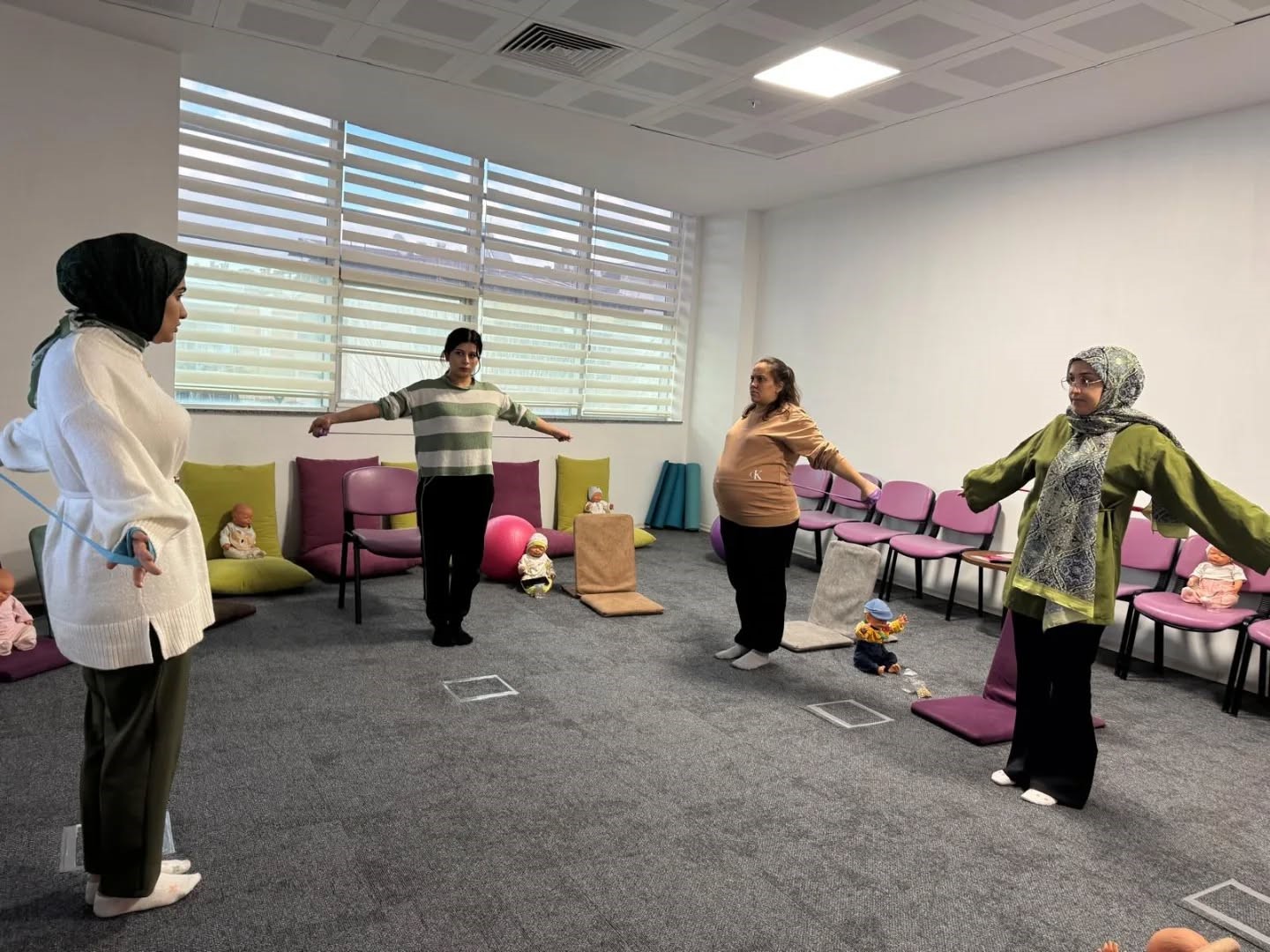 Nazilli’de Gebe Okulu eğitimleri aralıksız sürüyor
