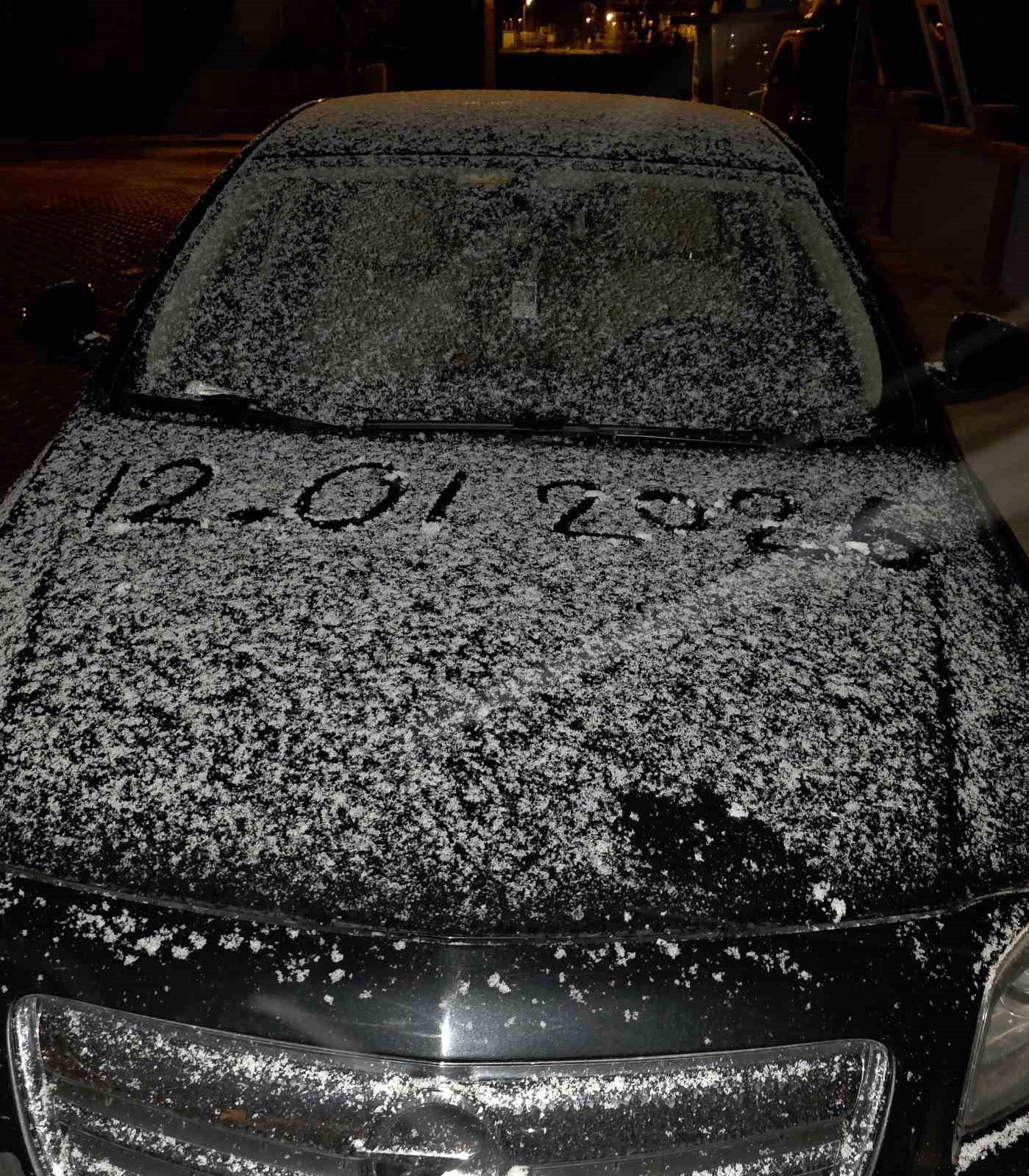 Pınarhisar’da kar yağışı başladı
