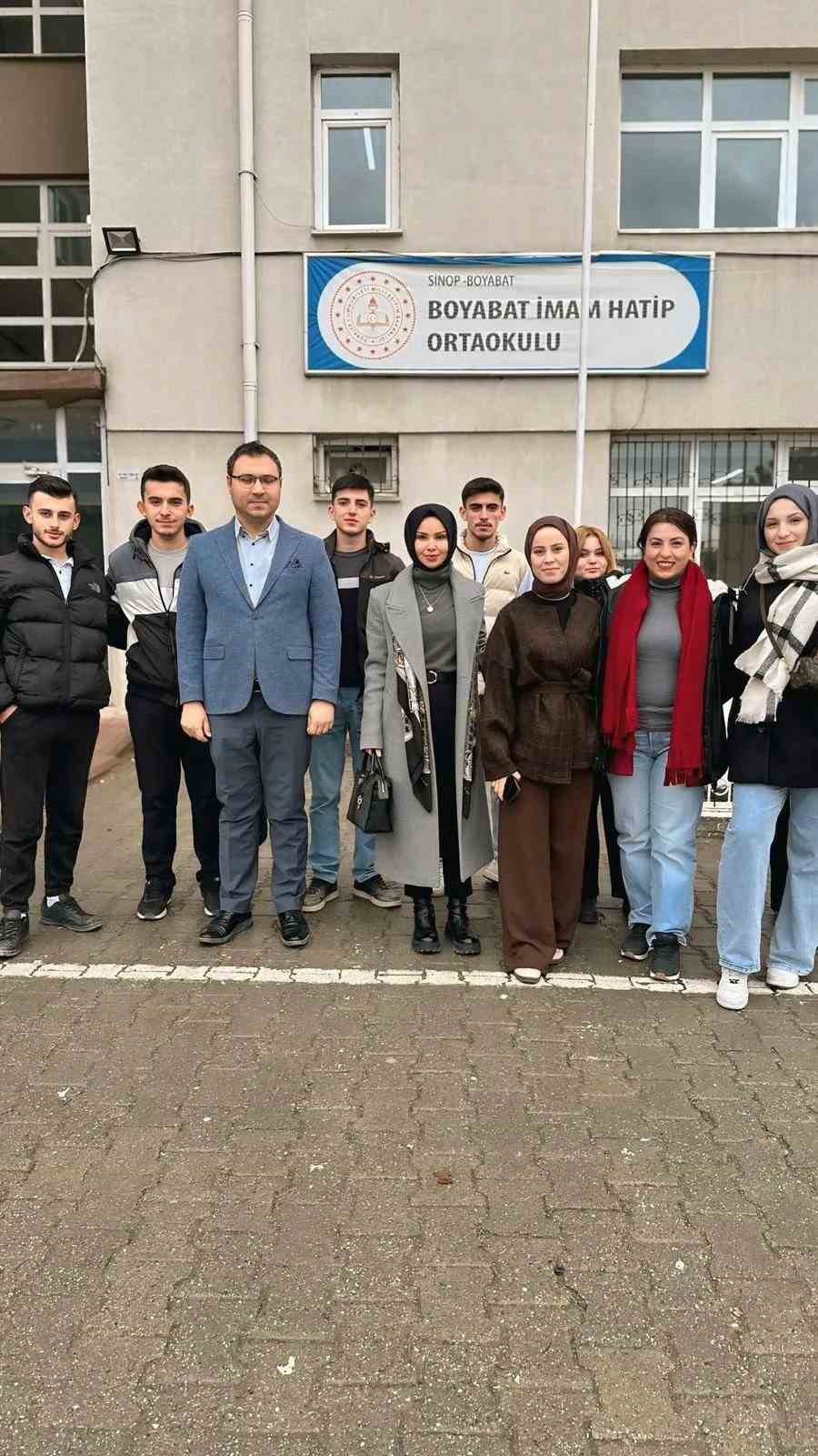 Sinop’ta sosyal sorumluluk projesi mesleki deneyime dönüştü
