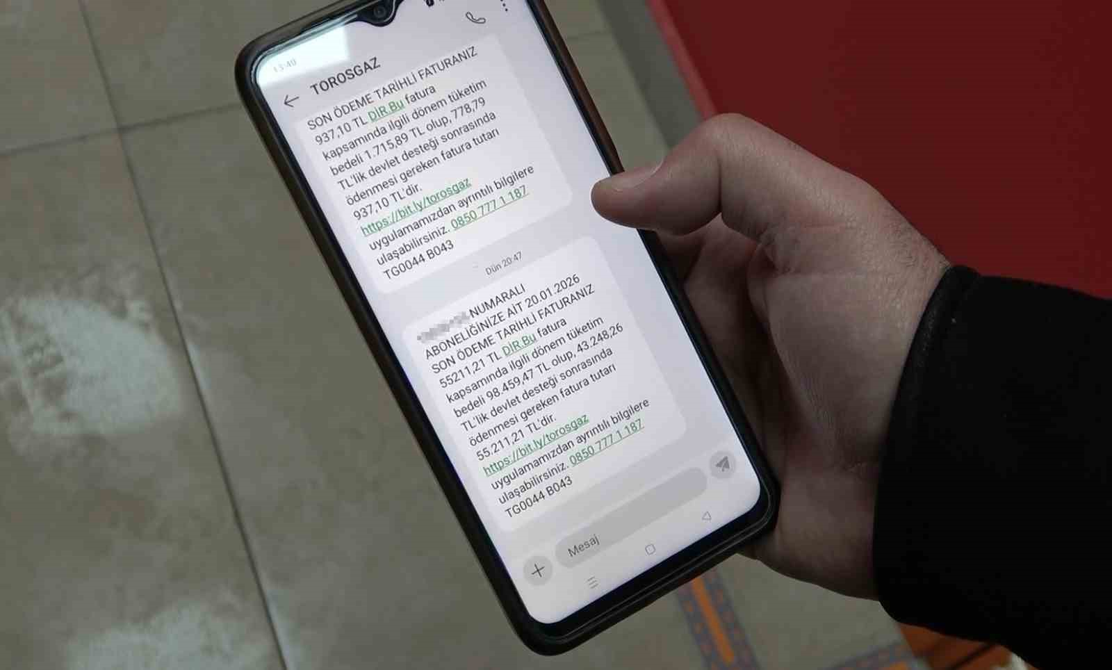 Torosgaz’dan 150 metrekarelik eve 98 bin liralık doğalgaz faturası
