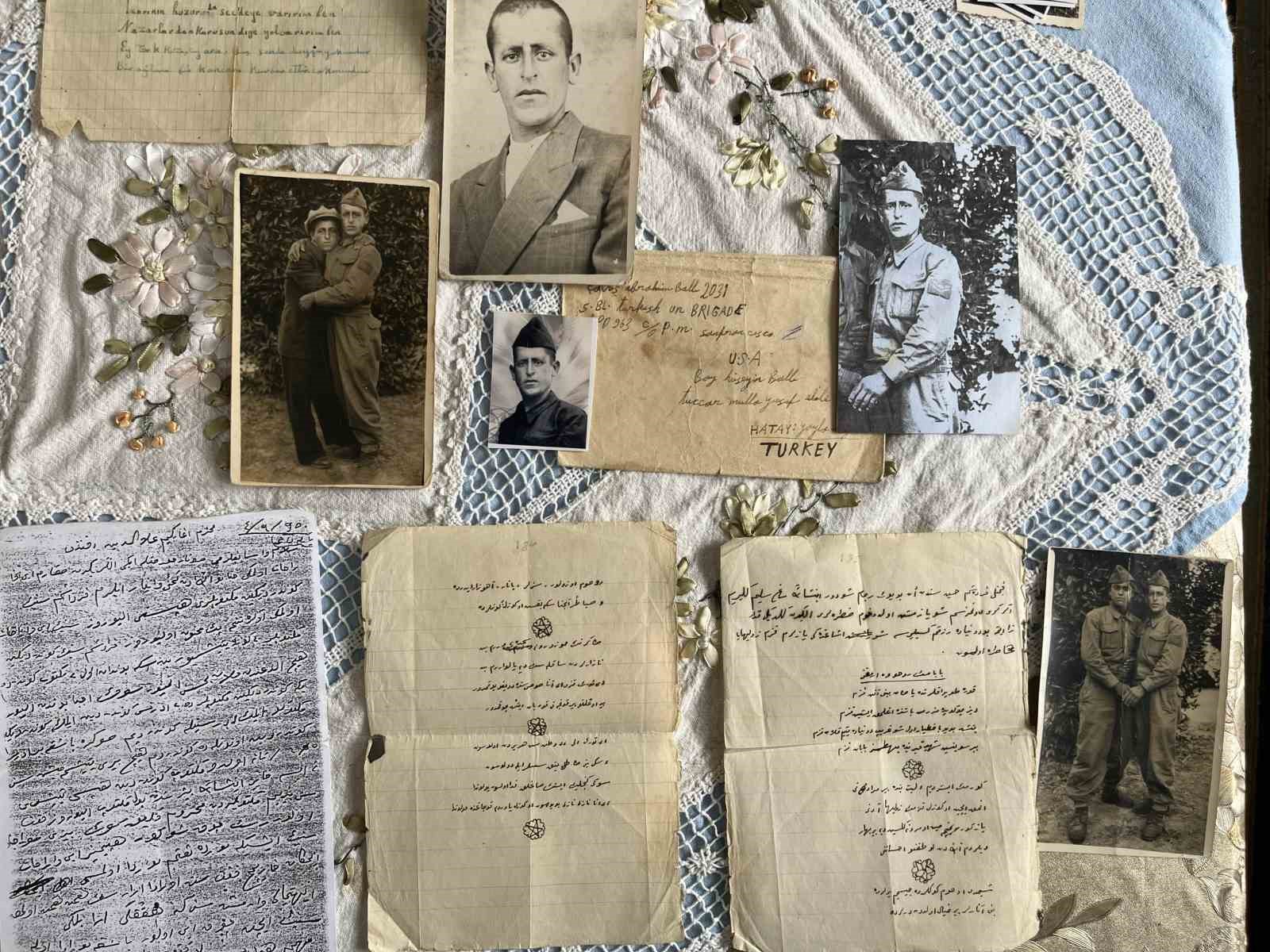 Yüzünü görüp, sesini duymadığı şehit babasının kendisi için yazdığı 75 yıllık mektubu yıllardır saklıyor
