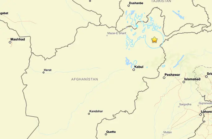 Afganistan'da  deprem