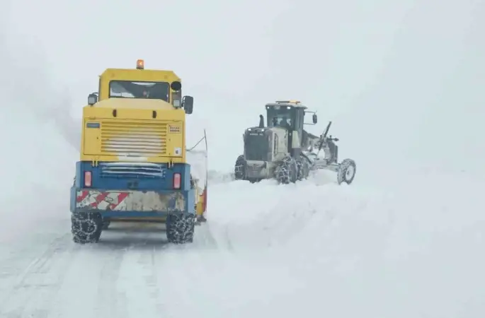Amasya’da 62 köy yolu ulaşıma kapalı
