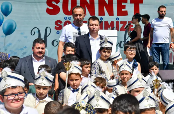 Ankara'da bin çocuk için sünnet şöleni düzenlendi