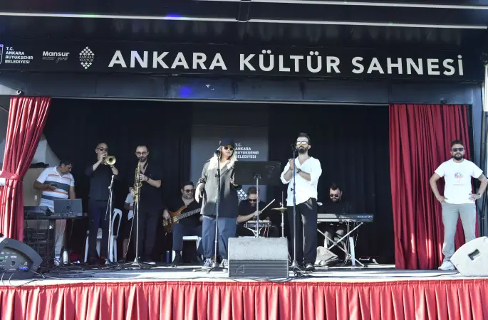 Ankara’da çocuklar “Yaza Veda, Okula Merhaba” şenliğinde buluştu