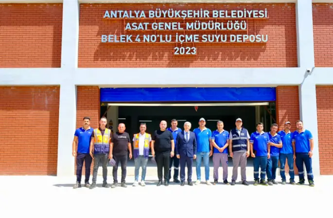 ASAT'tan COP31 öncesi Antalya'nın su altyapısına yatırım