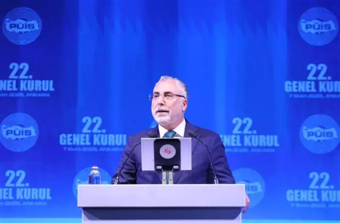 Bakan Işıkhan, Öz Güven-Sen Genel Başkanı Yılmaz’ı kabul etti