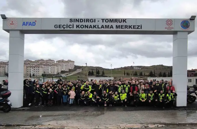 Balıkesir’den Sındırgı’ya dayanışma konvoyu
