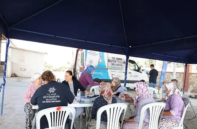 Başkan Çerçioğlu, Ağız ve Diş Sağlığı Hizmetlerini Aydın'ın Dört Bir Yanında Vatandaşlarla Buluşturuyor
