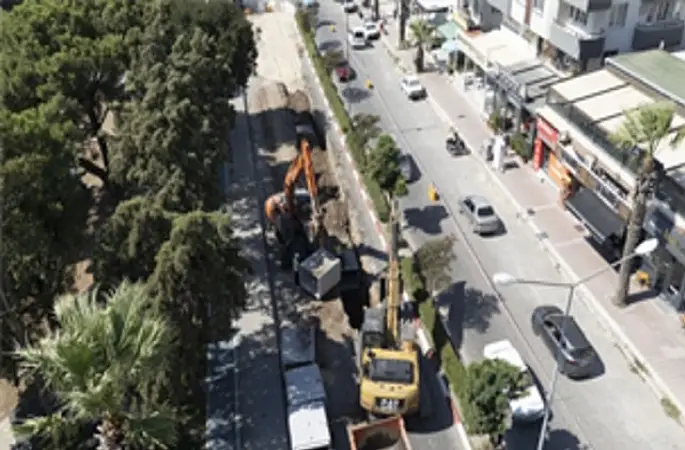 Bergama'da taşkın riskine karşı yeni hat