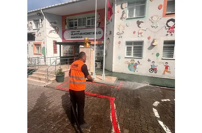 Canik'te Okullar Yeni Eğitim Yılına Hazırlanıyor 