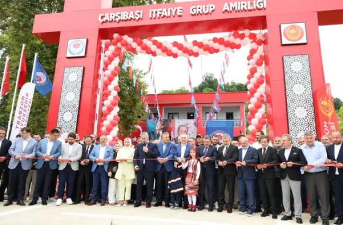 Çarşıbaşı’na modern itfaiye hizmet binası kazandırıldı