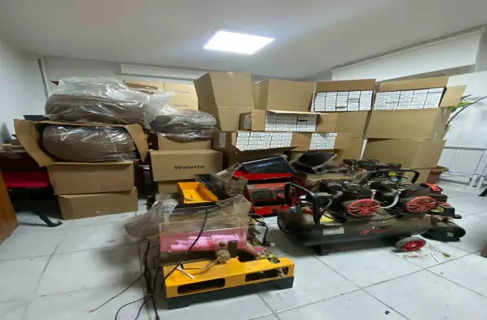 Çiçekdağı’nda kaçak tütün ve imalatı operasyonu
