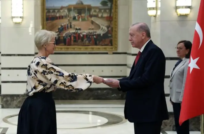 Cumhurbaşkanı Erdoğan, İsveç Büyükelçisi Funered’i kabul etti