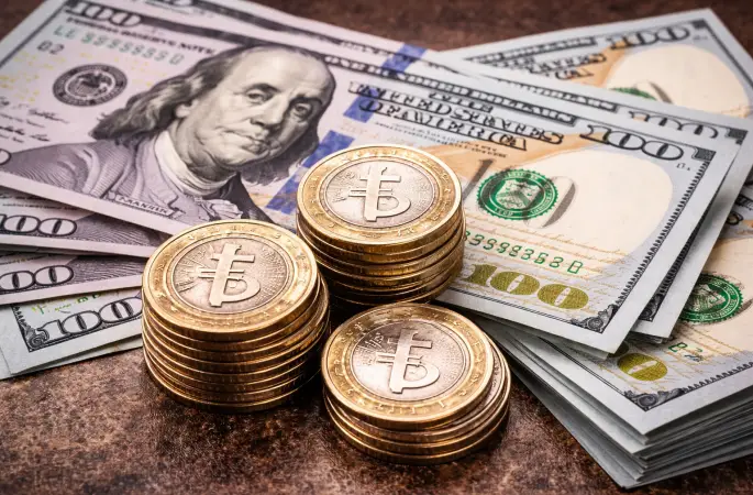 Döviz piyasasında dolar/TL yükselirken euro ve sterlin geriledi