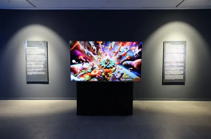 Galeri Cennet’te ‘Fijital Kapılar’ sergisi açıldı
