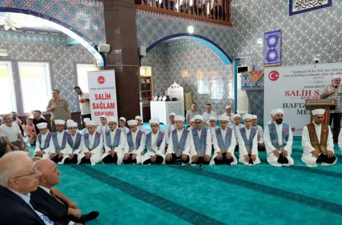 Gebze Müftülüğü Salih Sağlam Kur'an Kursu Hafızlık İcazet Merasimi yapıldı