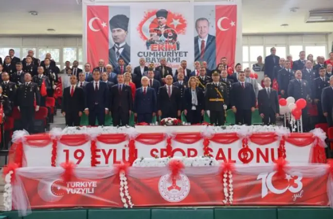 Giresun’da Cumhuriyet’in 103. yıl dönümü törenlerle kutlandı