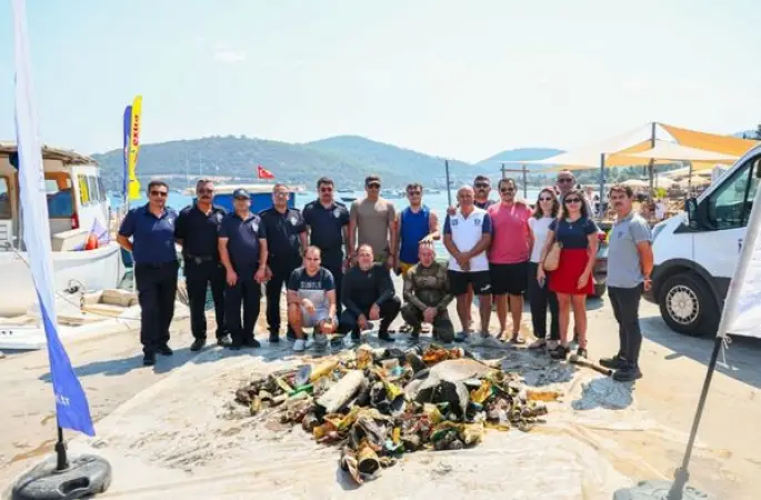 Gölköy’de deniz dibi temizliği