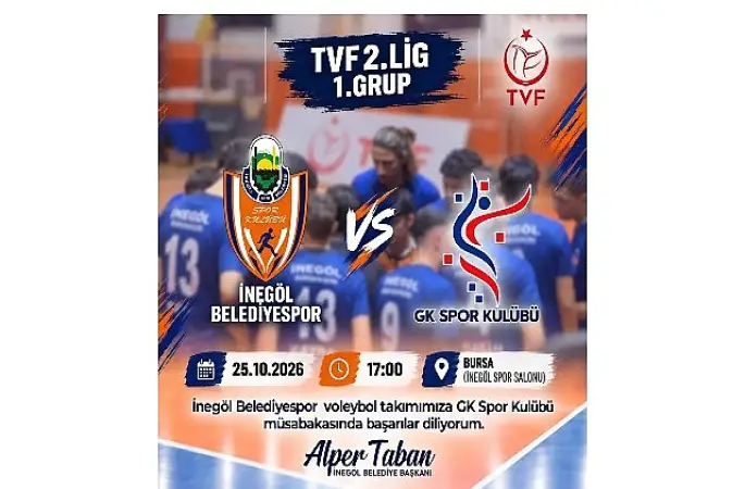 İnegöl Belediyespor Filede Güner Karakaya'yı Konuk Ediyor
