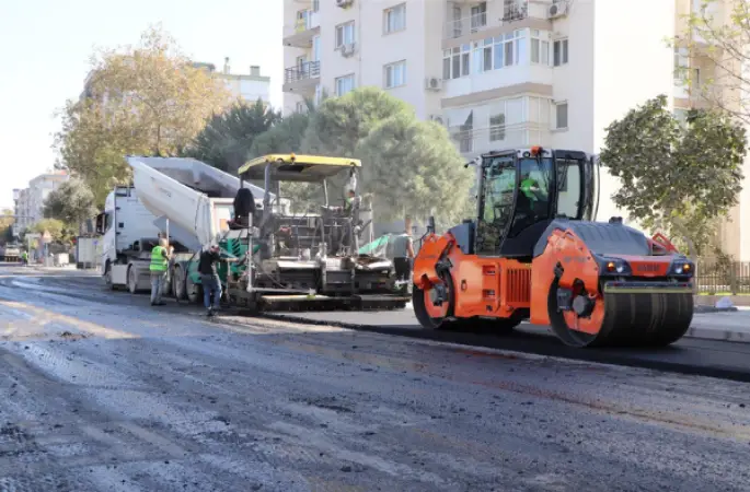 İzmir'de 5 kilometrelik yol yenileniyor