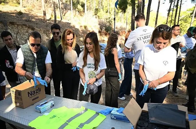 Kemer'de çevre temizliği etkinliği 